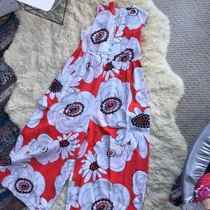 Amazing 1960’s floral jump suit